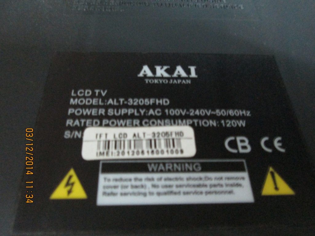 Tivi LCD AKAI FullHD ALT-3205FHD Fullbox giấy tờ BH ~ 10T tem COMPULAND ~ 3TR3 !!! - 1