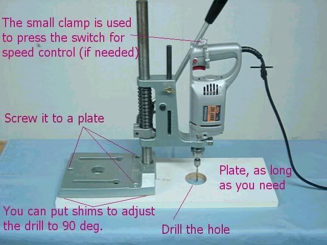 Portable Drill Press Stand Plans
