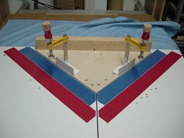 45 degree mitering sled