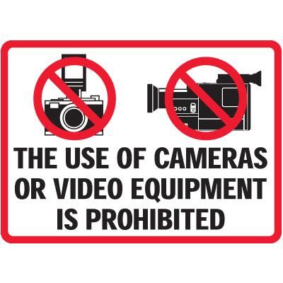 no video sign