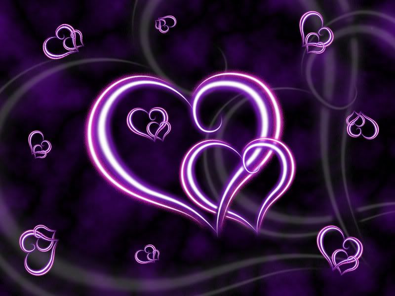 purple love heart background. purple hearts wallpaper Image