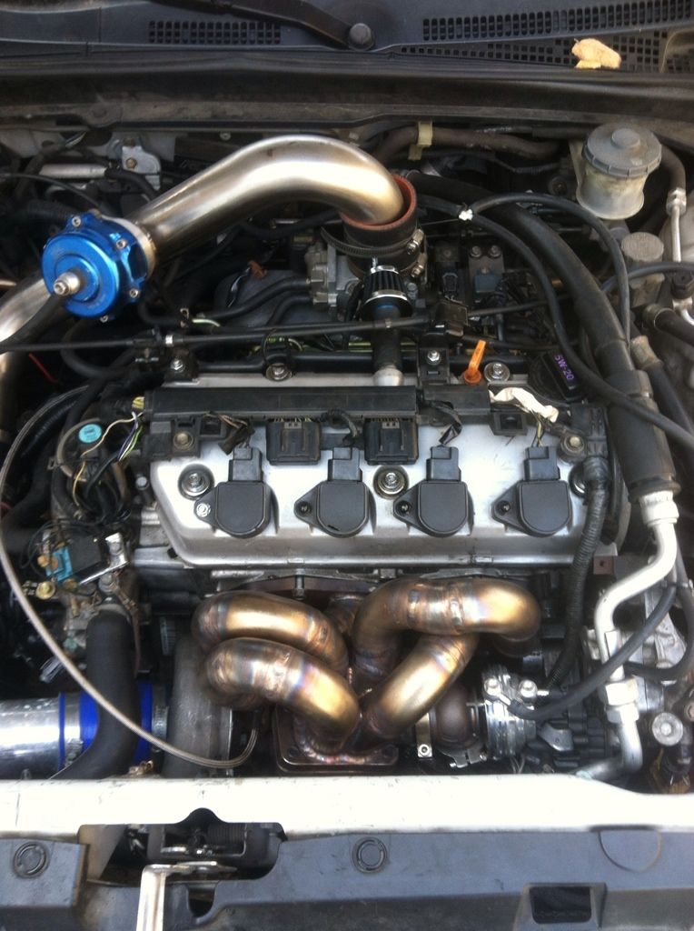 Honda civic d17 turbo manifold #3