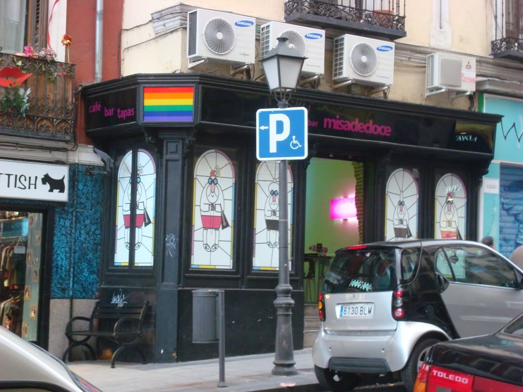 Side street in Chueca (c) drooney1123 sexshop madrid chueca