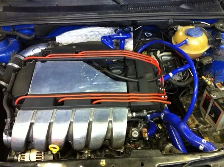 tidying up my vr6 engine bay coolant reservoir delete