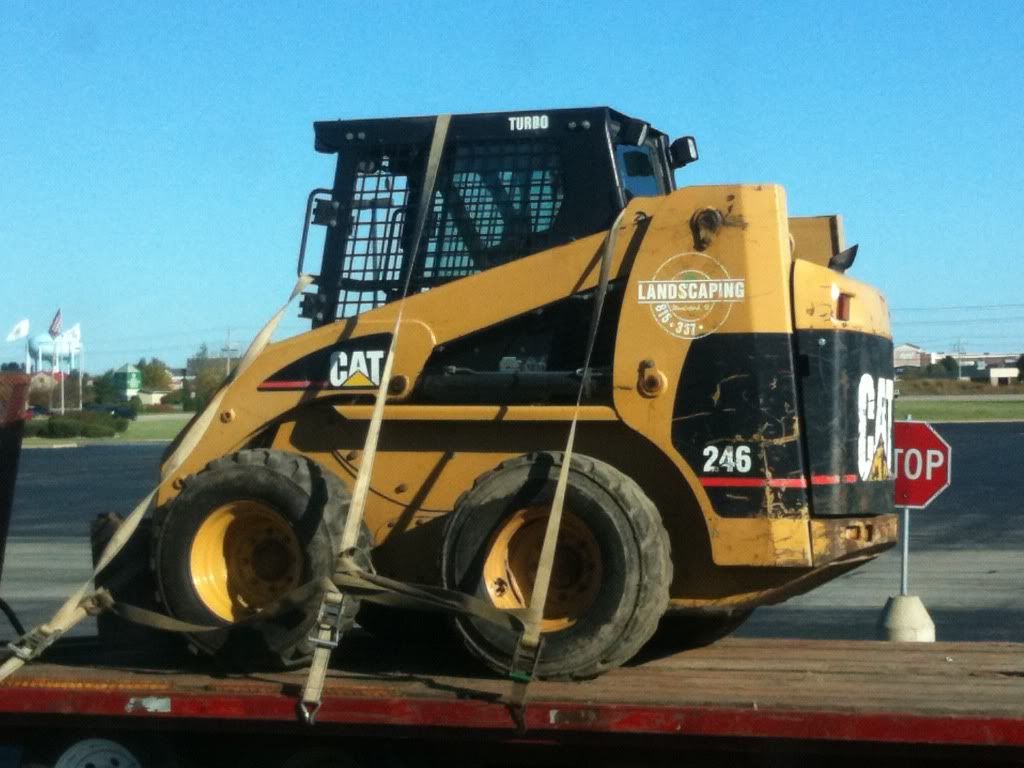 How to strap a skid steer Snow Plowing Forum