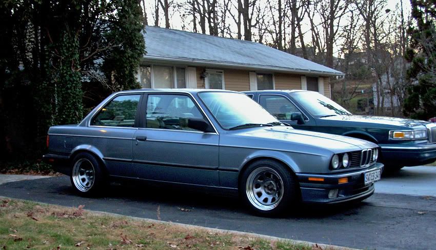 All you see on BMWS these days are BBS Ac Schnitzers OEM wheels and such