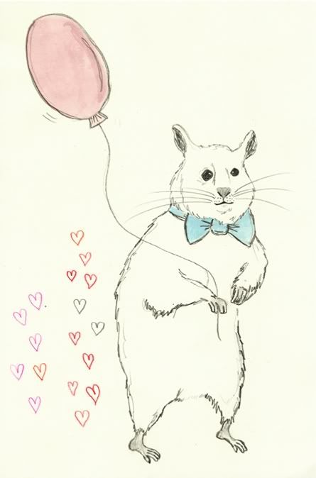 Birthday Hamster by Åsa Wikman