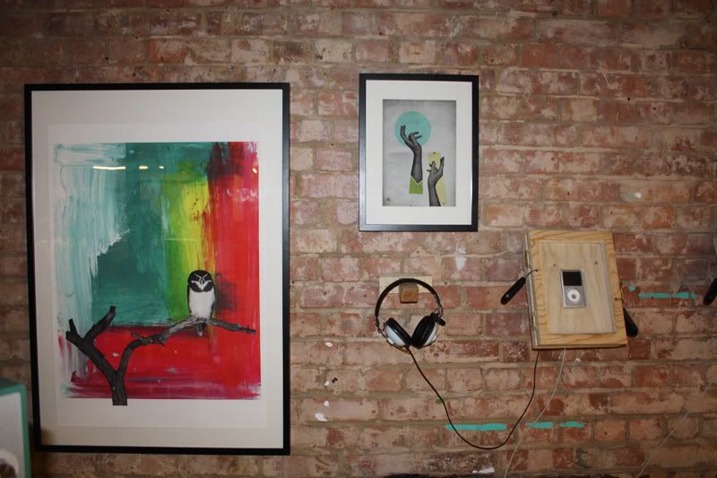 Asa Wikman Sleeping Owl and Untitled Print at Urban Outfitters London UK