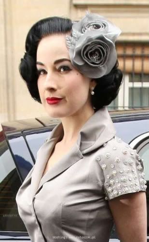 dita von teese hairstyle. Would you wear this hairstyle?