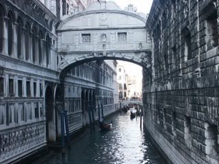 The Bridge of Sighs, Venice, Italy.