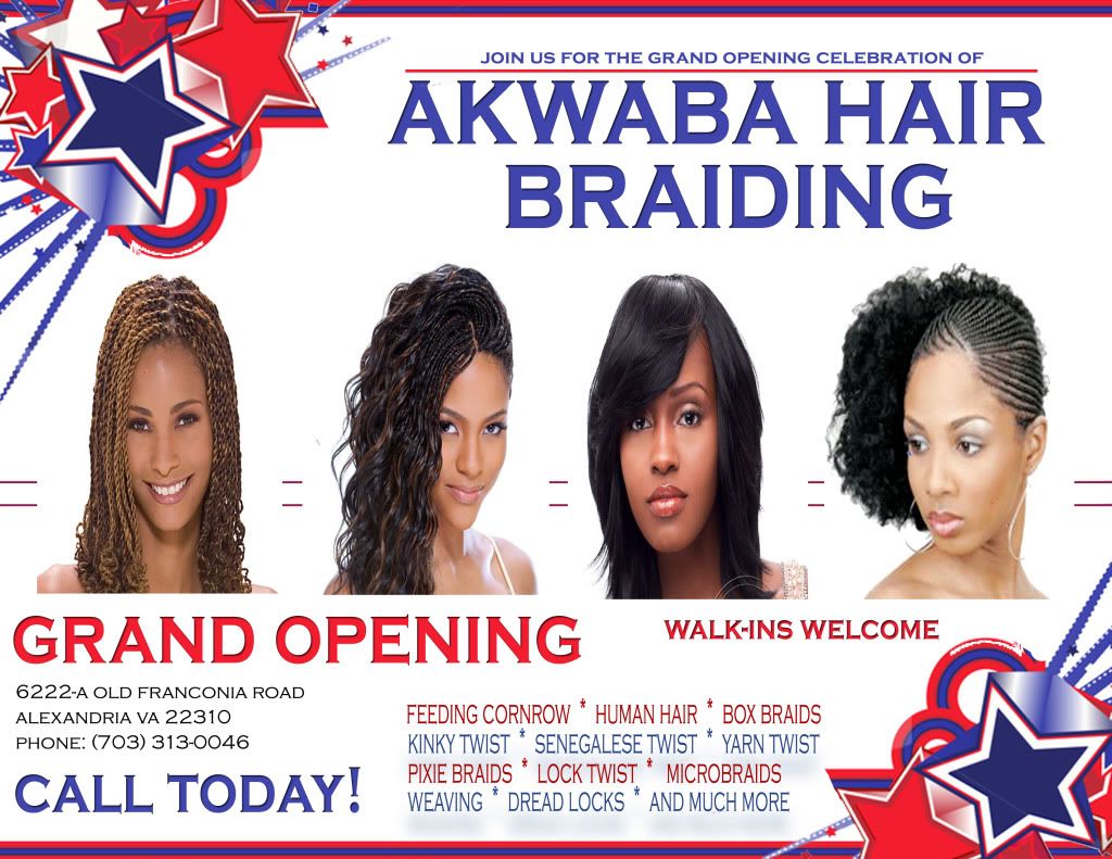 Specializing in all types of braiding styles, cornrows, dreads, and weaving. Specializing in all types of braiding styles, cornrows, dreads, and weaving.