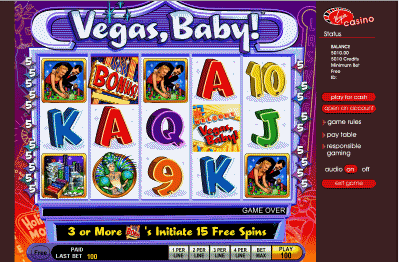 Where can you get 20-paylines of hot slot action straight from the strip? Vegas, Baby!™, that's where!