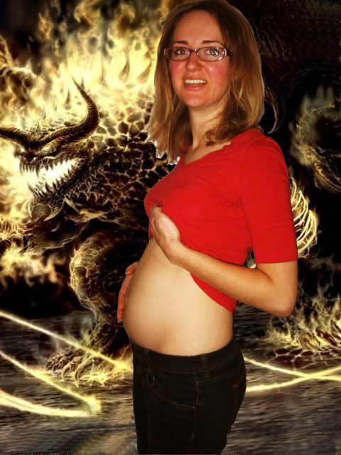 11 weeks pregnant. PS – the balrog is actually really nice once you get to 
