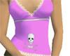 Skull Camisole Top (Pink)