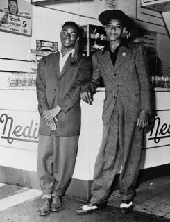 Mens Fashion Suits 1953 on Two Youth In Zoot Suits  June 12  1943