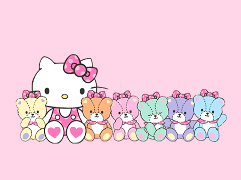 cute hello kitty wallpaper. Cute Hello Kitty Teddy Bear