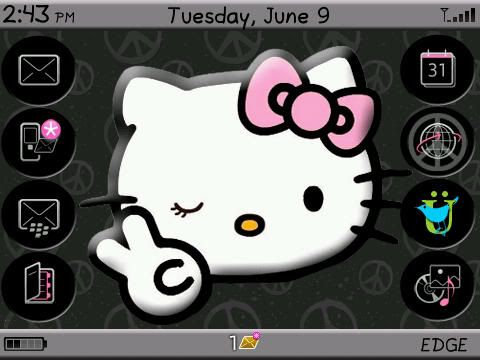 hello kitty rock wallpaper. This is a Hello Kitty Peace