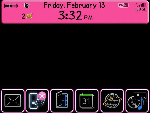 phones 4 u pink blackberry. Executive Pink Theme: