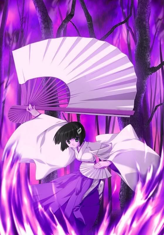 Anime Girl With Black Hair