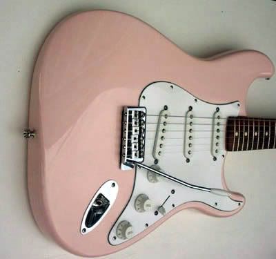 clear fender stratocaster