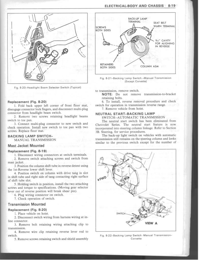 Reverse Lights Always on CorvetteForum Chevrolet Corvette Forum