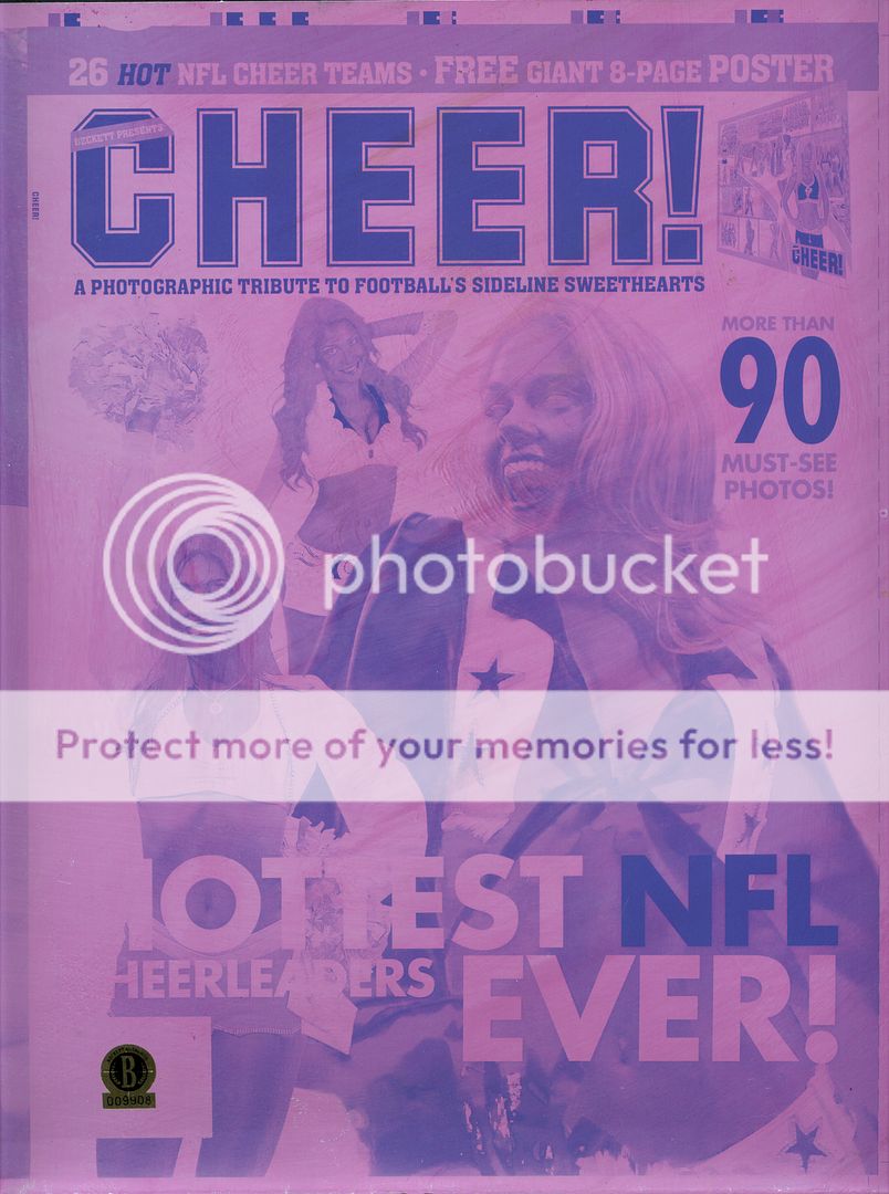 CHEER Beckett Printing Plate Set Cheerleading Magazine  