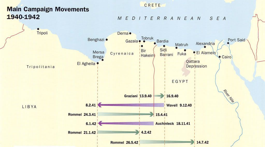 Image result for north african campaign map