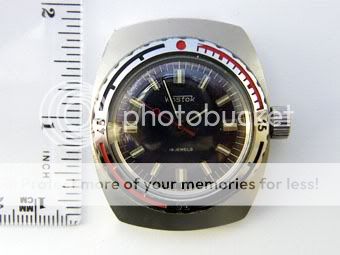 WOSTOK AMPHIBIAN USSR MILITARY WATERPROOF MENS Watch 20 ATM ROTATING 